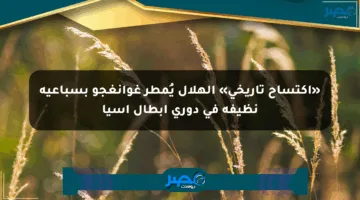 «اكتساح تاريخي» الهلال يُمطر غوانغجو بسباعية نظيفة في دوري أبطال آسيا